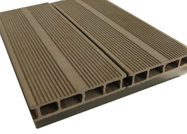 قیمت خوب گردو رنگ WPC ضمائم کامپوزیتی / Recyclable walkways عرشه برای باغ آنلاین