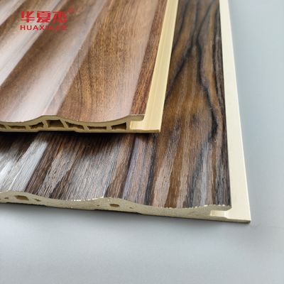 قیمت خوب Factory Direct Sales Wooden Grain Fluted WPC Wall Panel | Home Indoor Decoration Material（ آنلاین