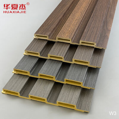 کیفیت Moisture-Proof WPC Fluted Wall Panel with Customizable Length and Elegant Fluted Design for Modern Wall Decoration کارخانه