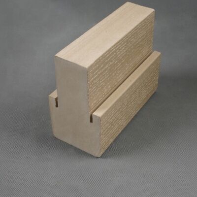 قیمت خوب قاب درب ضد آب WPC با الگوی دانه چوب و سطح منسوج صاف برای دوام بیشتر آنلاین