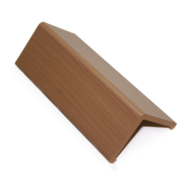 قیمت خوب نوارهای گوشه پی وی سی ضد برخورد رنگ های چوبی با زاویه راست 50 x 50 میلی متر آنلاین
