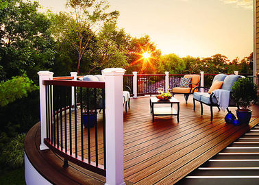 قیمت خوب کفپوش در فضای باز قوی WPC ضخامت کفپوش Deck Flooring آنلاین