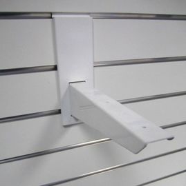 قیمت خوب ذخیره سازی صاف Mdf هیئت مدیره / Pvc پلاستیک Slatwall نمایش رک آنلاین