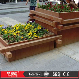قیمت خوب WPC Wood Plastic Composite Decking جعبه تزئینی گل برای فضای باز آنلاین